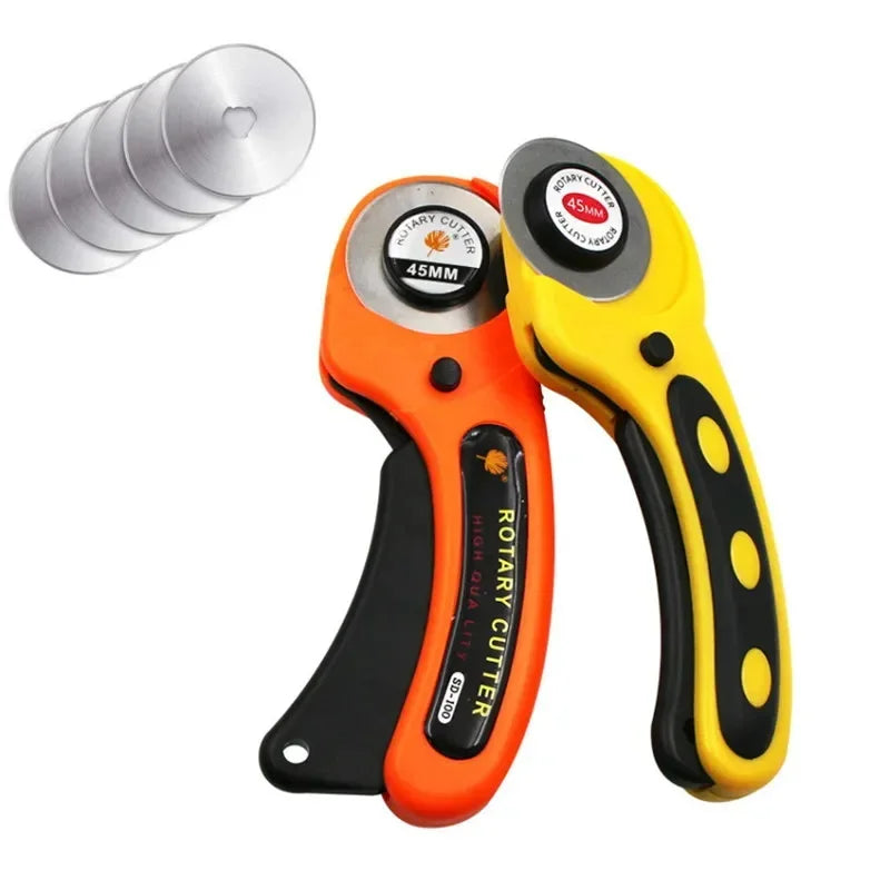 Cortador rotativo de disco de 45 mm, herramienta de corte, rodillo para acolchar, herramienta de corte de tela